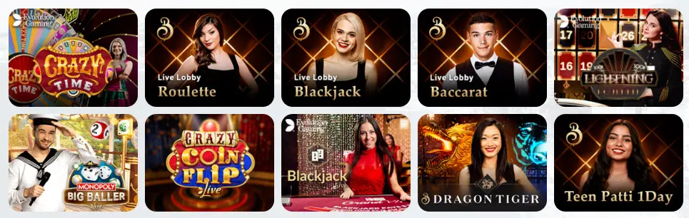 Jeux de casino en direct Rocket Riches Casino CASINO