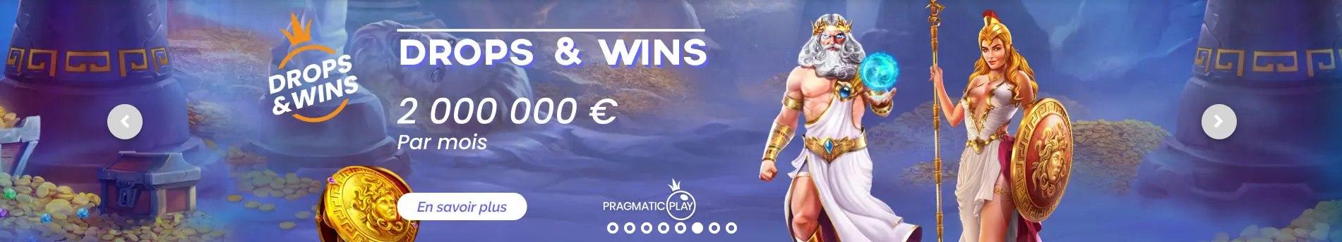 Drop and Wins ROCKET RICHES CASINO