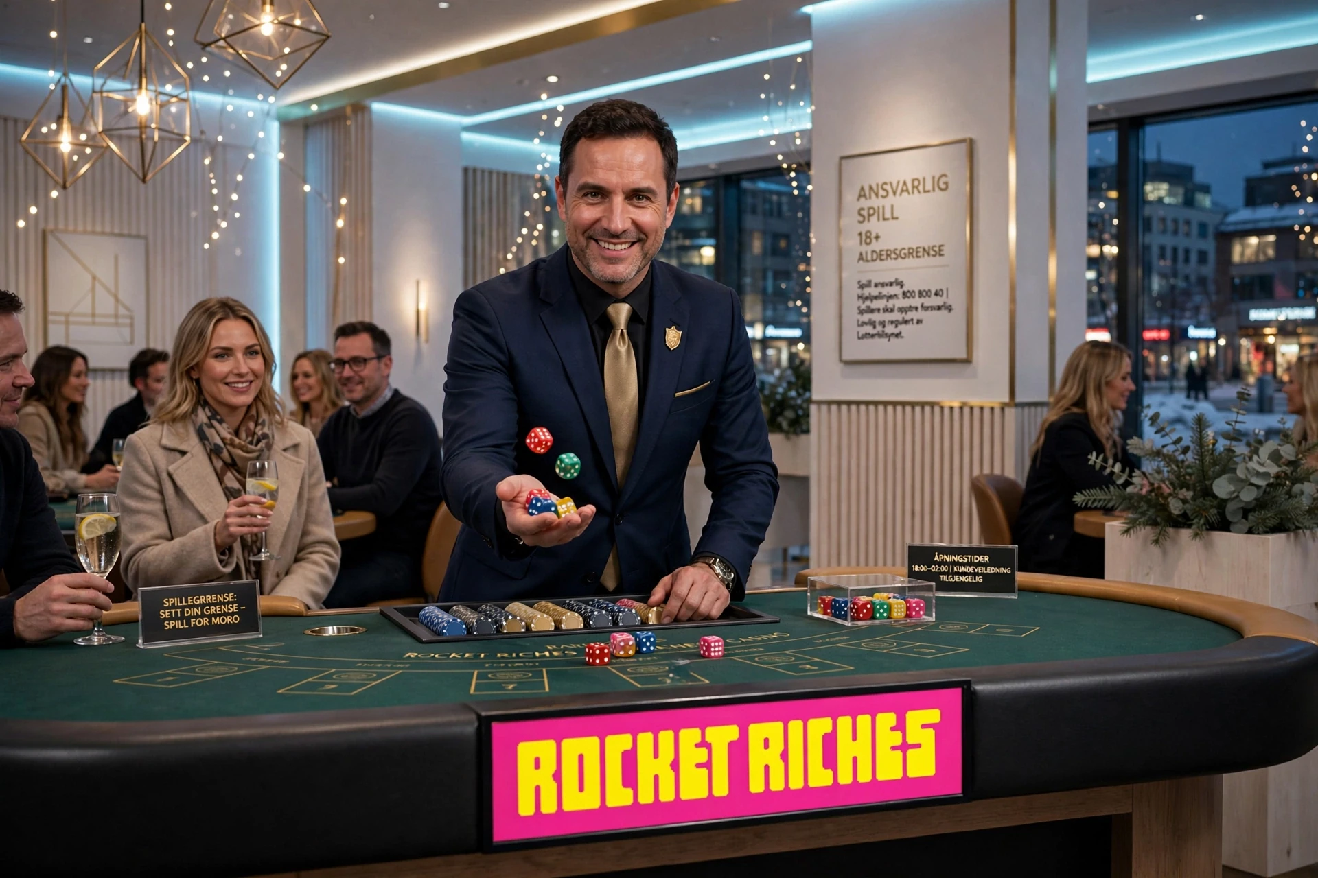 Craps ROCKET RICHES CASINO