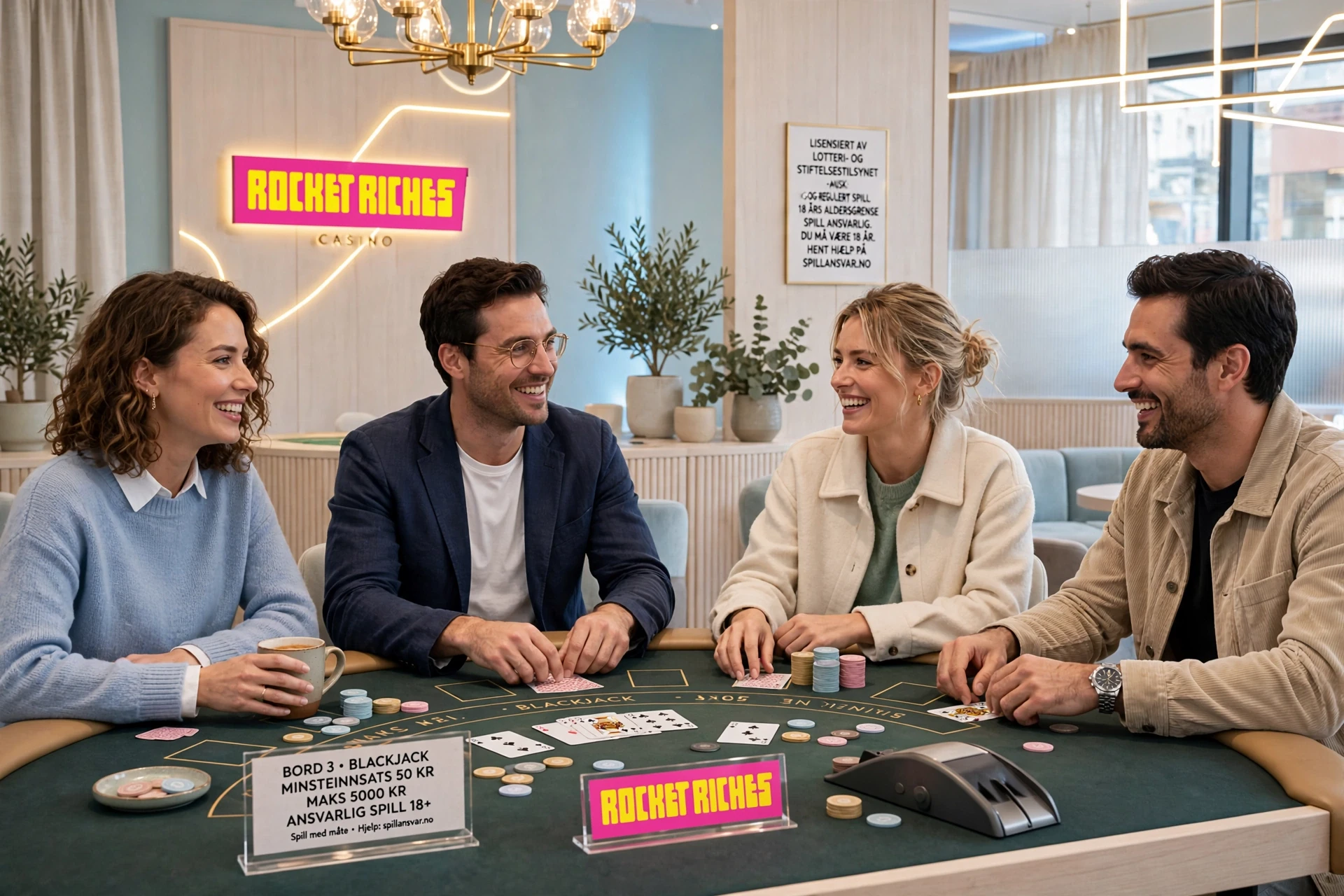 Blackjack på ROCKET RICHES CASINO