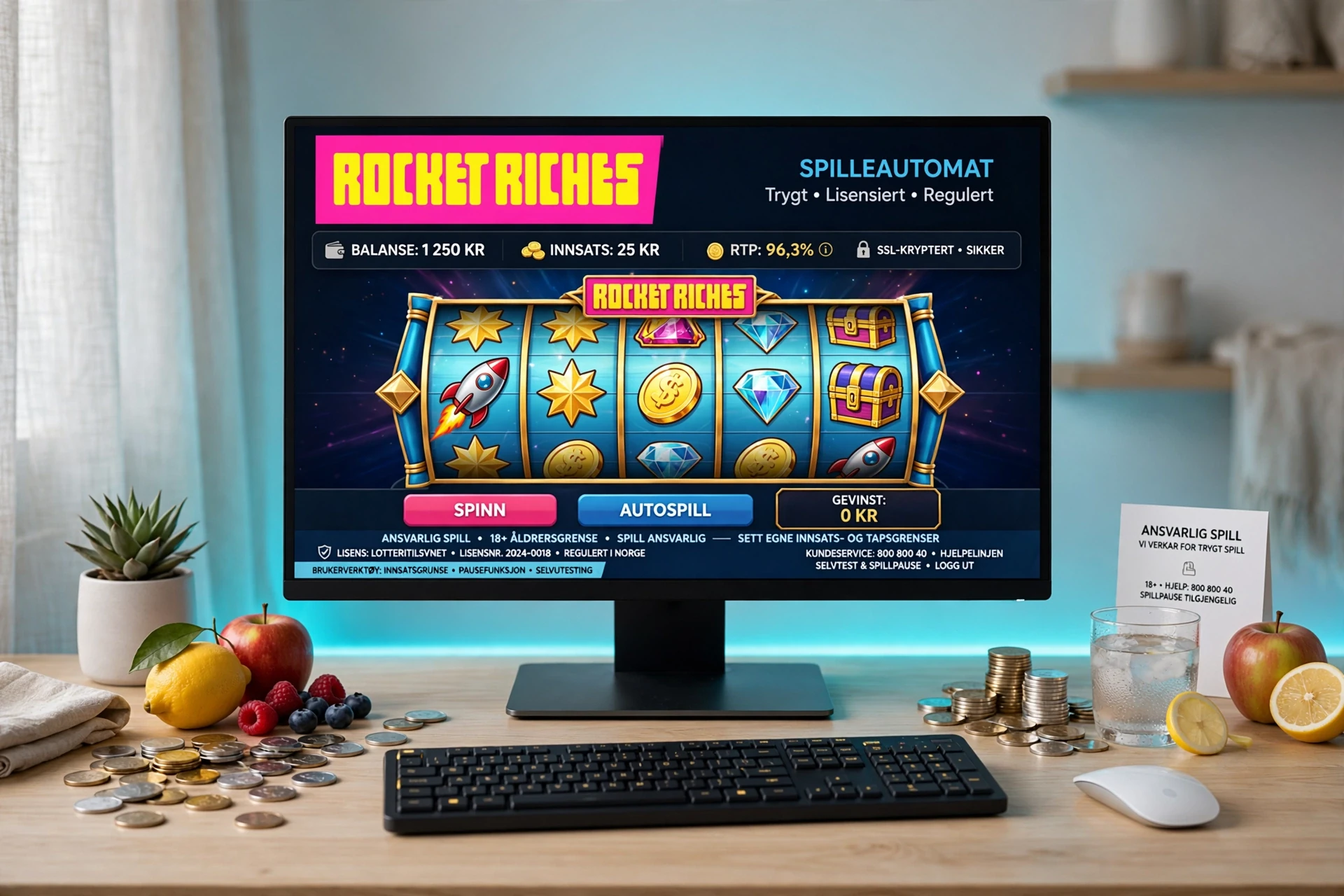 spilleautomater Rocket Riches Casino