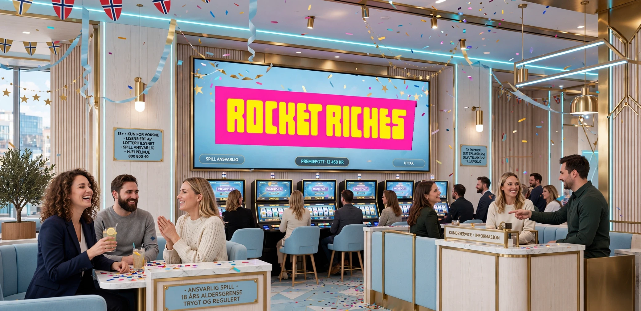 gode spilleautomater ROCKET RICHES CASINO i Norge