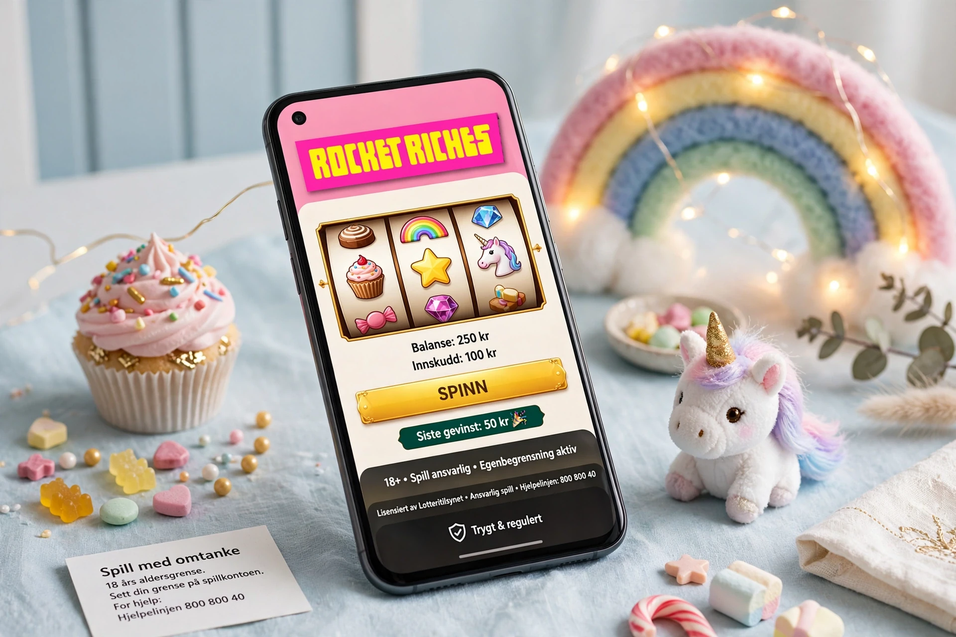 spilleautomater på iPhone Rocket Riches Casino