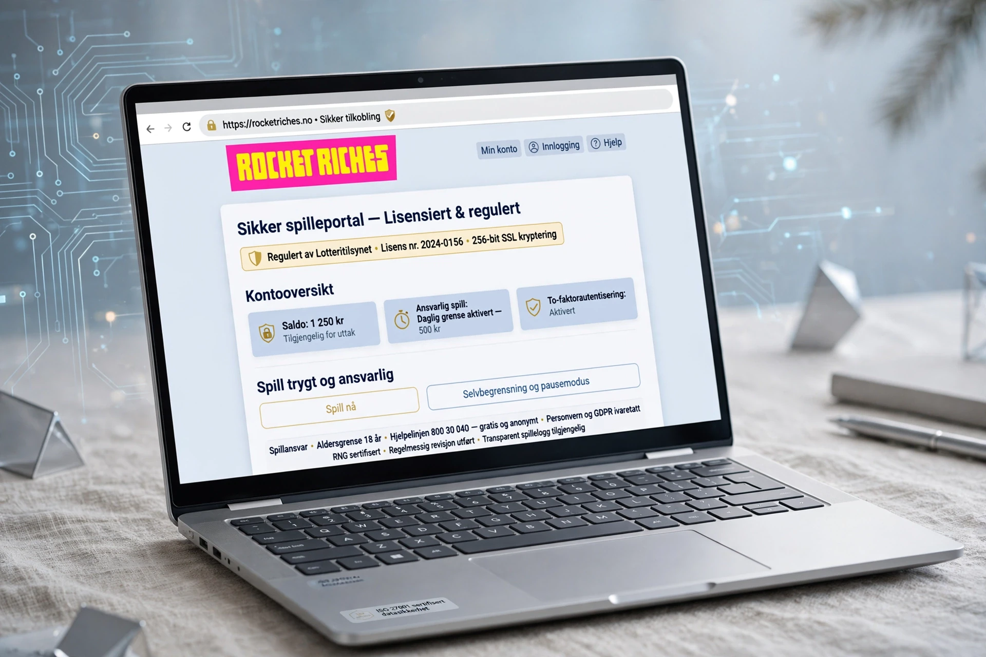 SSL-sertifikat ROCKET RICHES CASINO